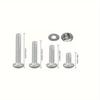 710pcs Stainless Steel Nuts & Bolts Kit with Flat Washers, Phillips Pan Head, #4 To #10 Sizes In Durable Storage Case