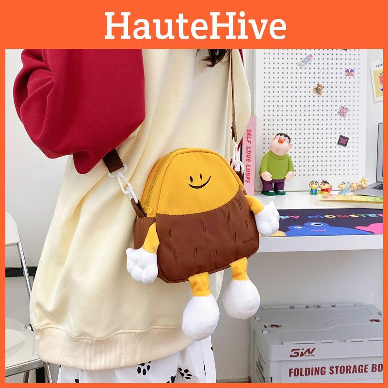 Face Potato Smiley Pattern Children Cartoon Backpack Elementary School Students