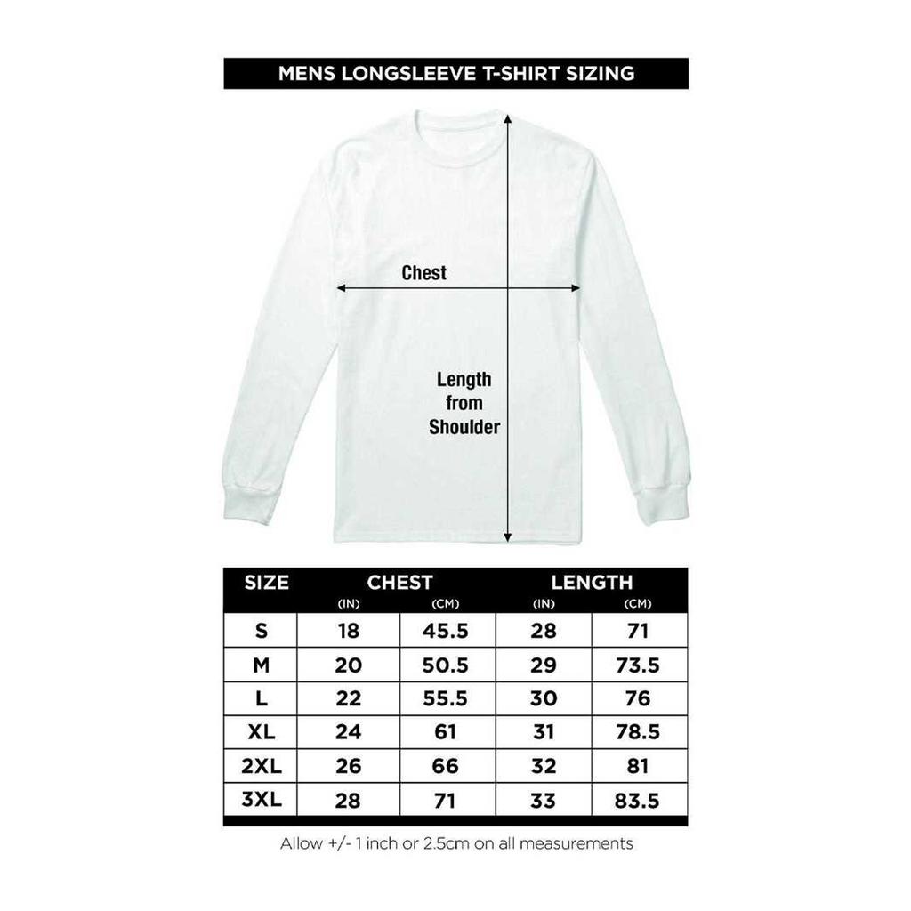 GMC Mens Oval Logo Vintage Long-Sleeved T-Shirt