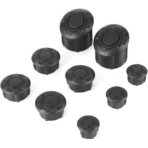 Motorcycle Frame Hole Cover, Akozon ABS Frame Hole Cover Swing Arm Plug Motorcycle Accessories Fit for R1250GS 2019?2020