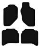 BASIC Black Velour Floor Mats For: Opel Frontera B 5 Doors (1998-2006)