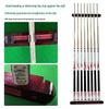8-Cue Wall-Mounted Solid Wood Billiard Rack