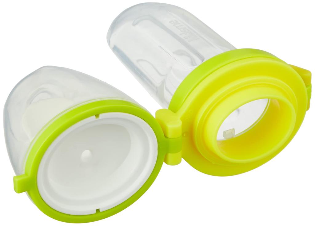 Kids Me Chew Chew Mogufi Plus Babynahrungsspender für Kinder ab 4 Monaten [Offizielles japanisches Produkt] 2-Wege-Löffel und Beutelspender für Brei, Suppe,