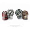Frühling und Herbst Neue Koreanische Mode Karomütze Damen Klassisch Persönlichkeit Hartes Dach Karierte Baseballkappe Herren Lässig Street Caps