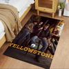 Yellowstone Western Adventure Floor Rug Office Rug Suitable for Living Rooms Entryway Outdoor Study Room Anti-slip Rug Decorate Offices