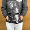 Capacete de batalha anão Moria preto, armadura medieval inspirada no SdA para LARP, cosplay, traje de cavaleiro e exibição colecionável