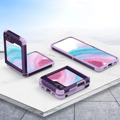 FOR Z Flip 5 Case For Samsung Galaxy Z Flip5 Hinge Protector Armor Shock Proof Protective Mobile Phone Case Cover Z Flip 5