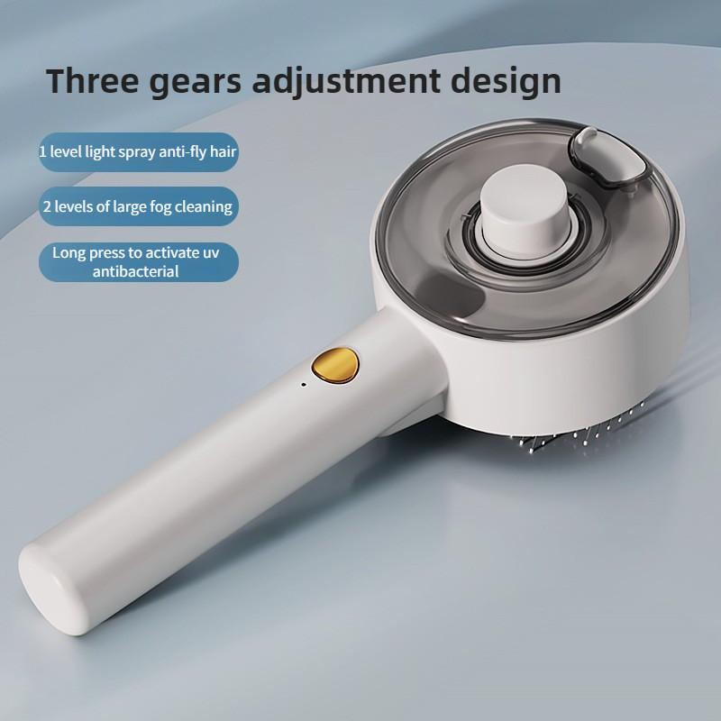 Portable Pet Spray Massage Comb Professional Cats & Dogs Grooming Device UV Sterilization And Mite Removal Pet Supplies