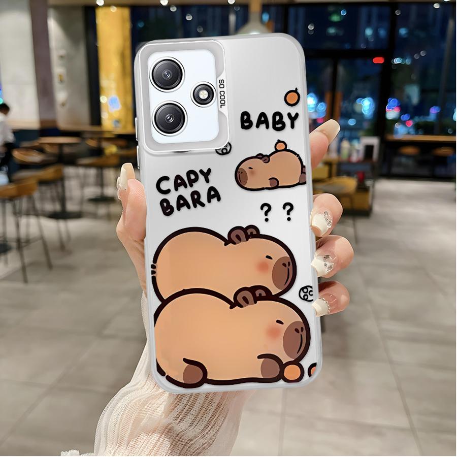 Cute Capibala Soft Shell Phone Case for Xiaomi Redmi 14C 13C 12 A4 A1 A3 A2 Plus A3x 12C 13