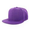Spring/Summer Trendy Unisex Polyester Flat Brim Hat with Embroidered Logo - European & American Style
