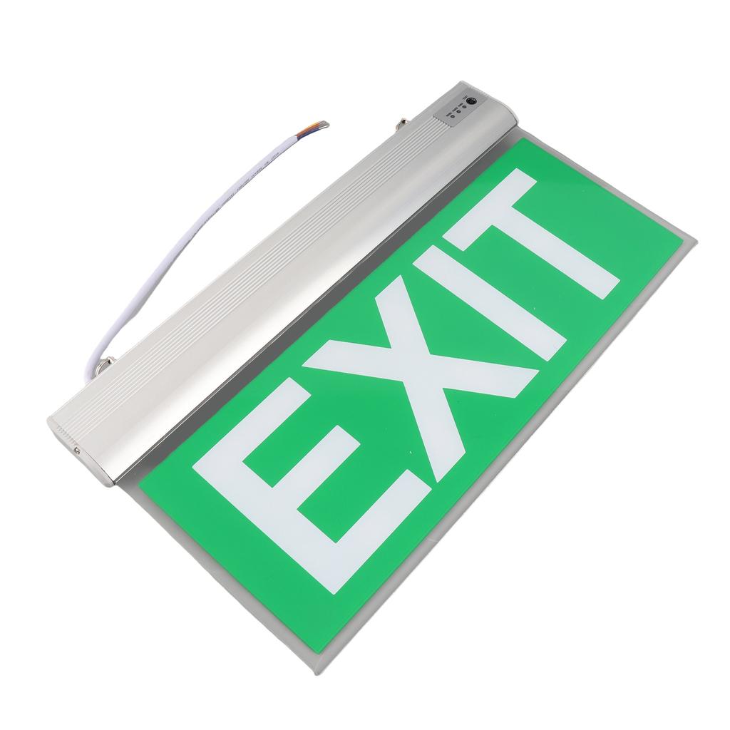 110‑220V Acrylic 3W 12 LEDs Emergency Exit Sign Light Safety Indicator Lamp