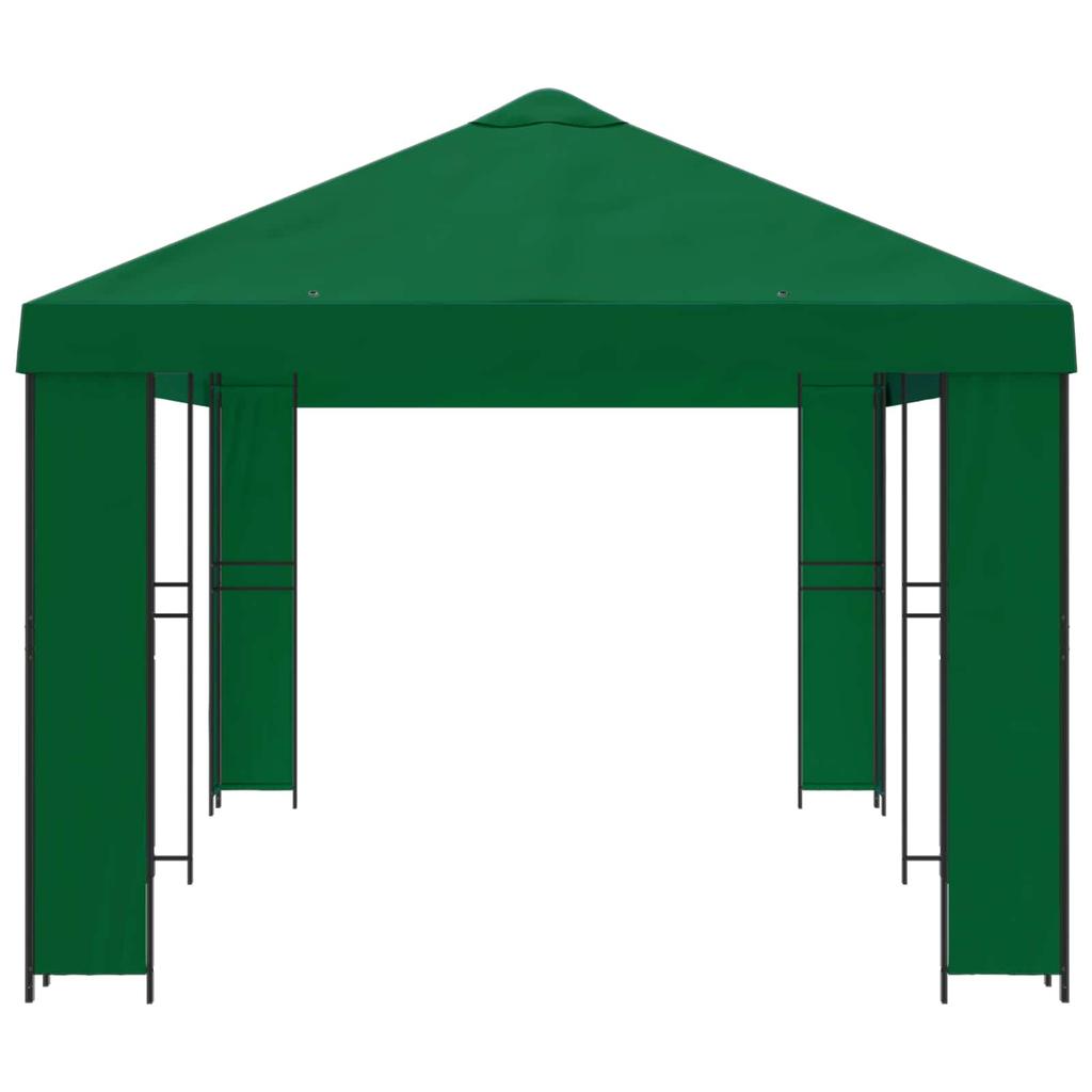 Garden Pavilion 6 X 3 M Green Polyester and Steel 190