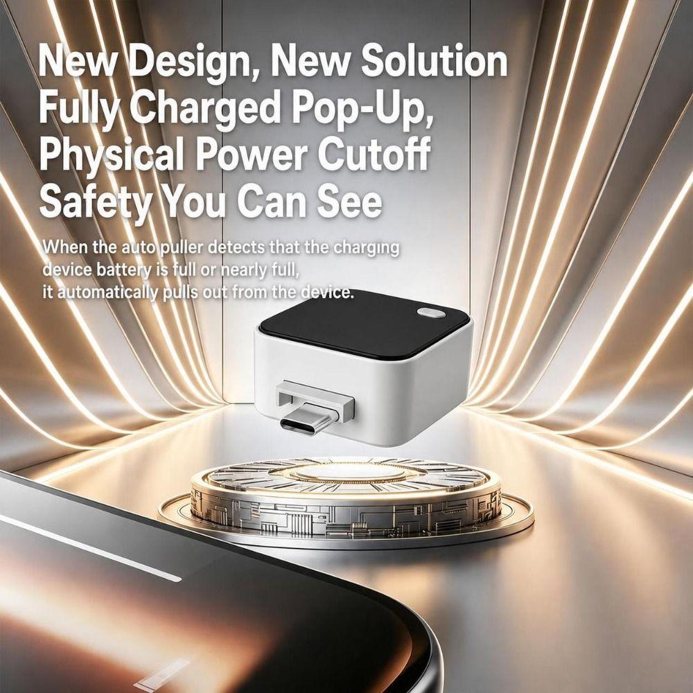 Automatic Ejection Smart Auto Eject Charger Fast Charging Charger  For Mobile Phone Charging