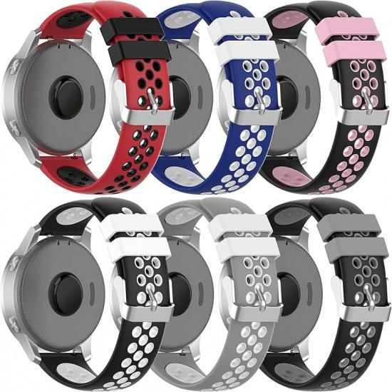 Band Compatible for Garmin Vivoactive 6 5 3/Venu sq/Venu/Venu 2 Plus/Forerunner 570 42mm 55 165 245 Music Watch,Adjustable Replacement Bands Sport