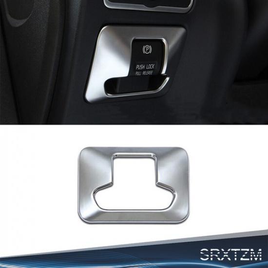 Silver Auto Car ide Handbrake Button Panel Trim Cover fit for Volvo XC60 V60