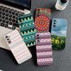 Cover for Apple iPhone 17 16 14 15 Pro Max Plus 15+ 16E XR ProMax Air 16+ Coque Phone Case Sunflower Aztec Tribal Tribe Colorful