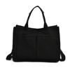 Large Capacity Commuting Tote Bag New Niche Canvas Bag Women's Retro One-shoulder Handbag Simple Crossbody Bag