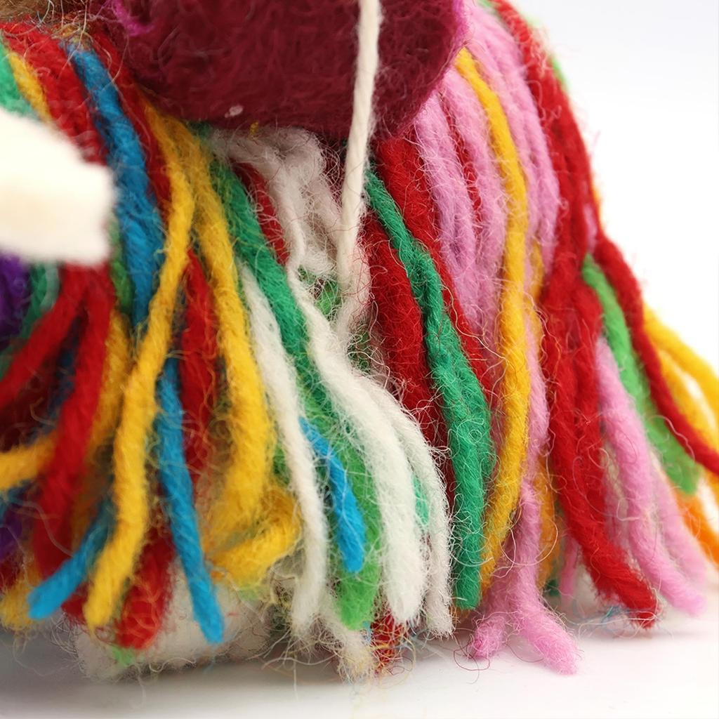 Tomo Corporation Animale in Feltro Nepalese Yak Arcobaleno, Circa. 5 x 10 x 7cm (H), 10625-806-092