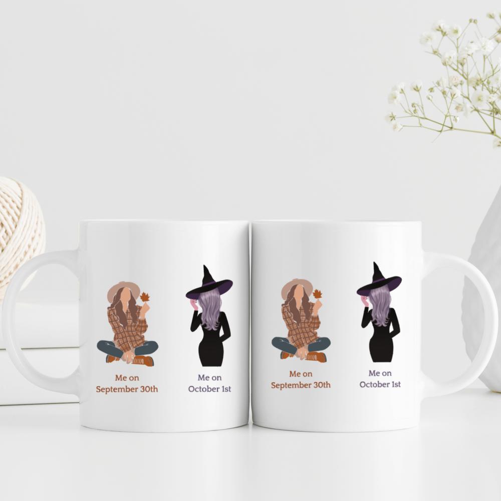 

2 шт. 3A класса 11 унций интересная керамическая кофейная кружка для комнаты, украшение на Хэллоуин, подарок на день рождения, Рождество, праздник, День благодарения 301-400ml