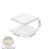 Gift Box with Ribbon Transparent Cake Gift Box Birthday Cake Packaging Supplies Clear Plastic Candy Box Mother's Day Gift