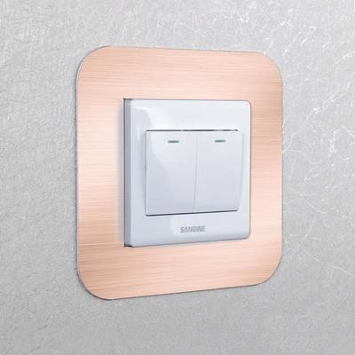 Acrylic Switch Protective Cover Switch Sticker Anti-Dirty  Dustproof Switch Outlet Wall Sticker Home Living Room Decor