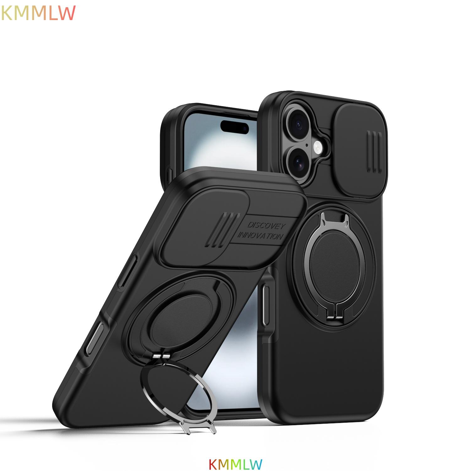 

Luxury Heavy Duty Rugged Armor Magnetic Bracket Case For iPhone 17 16 15 14 13 Pro Max Plus 17Air Slide Camera Protection Cover iPhone 15 чёрный