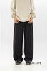Jean Large Large Baggy Lâche Taille 2XL IAN-LIFE Jeans pour Homme, Pantalon, Silhouette, Pantalon, Coupe, Noir,
