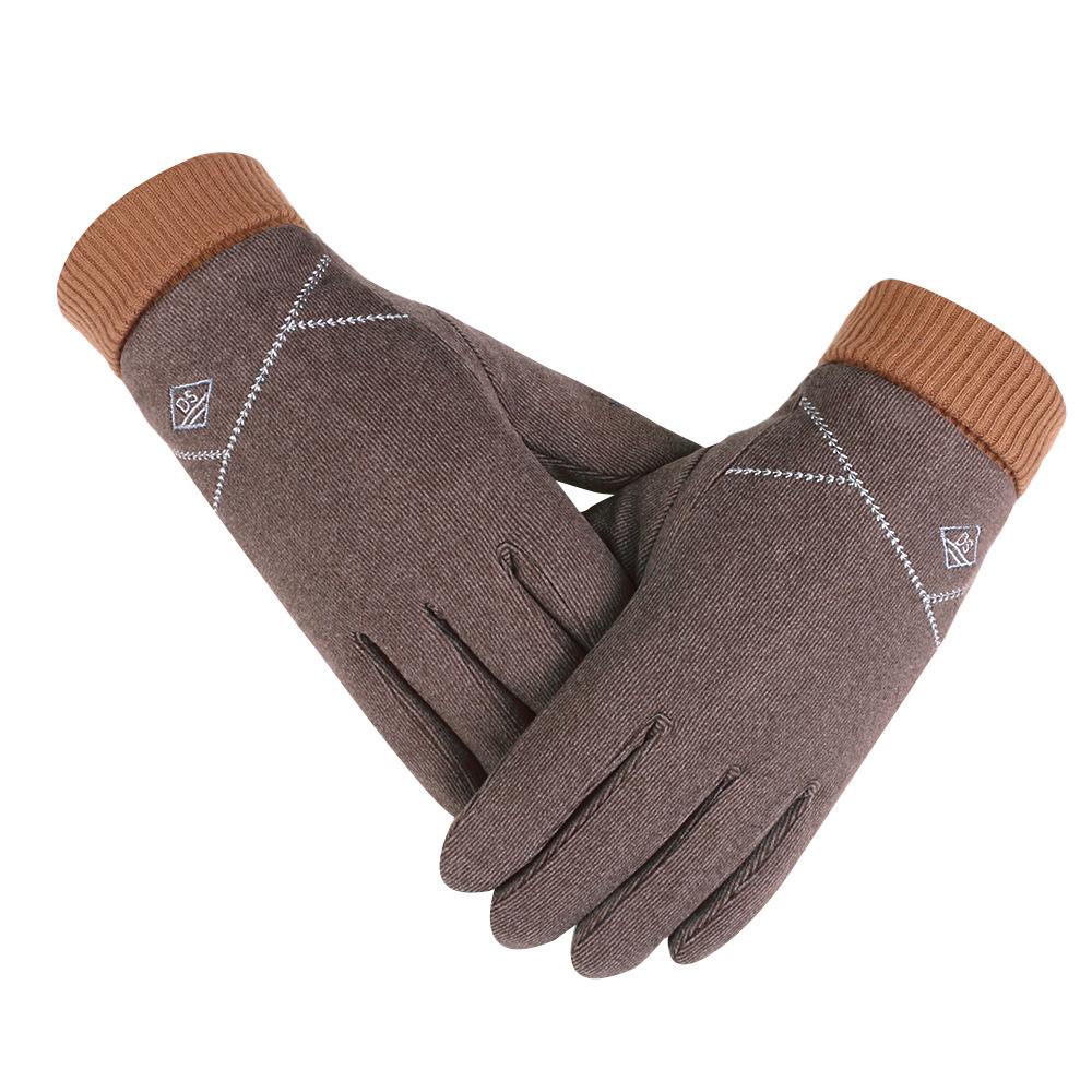 Warm Gloves for Women German Velvet Outdoor Sports Cycling Plus Velvet Thickened Windproof Winter Men Touch Screen Winter Gloves