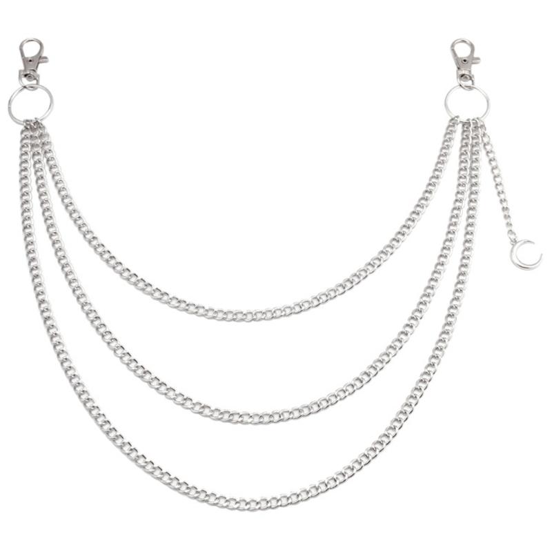 

Панк Джинсы Брюки Цепь Дерзкая Цепь Пауки Шарм Поясная Цепочка Кошелек Ювелирные Изделия Харадзюку Ремень для Танцоров Аксессуары