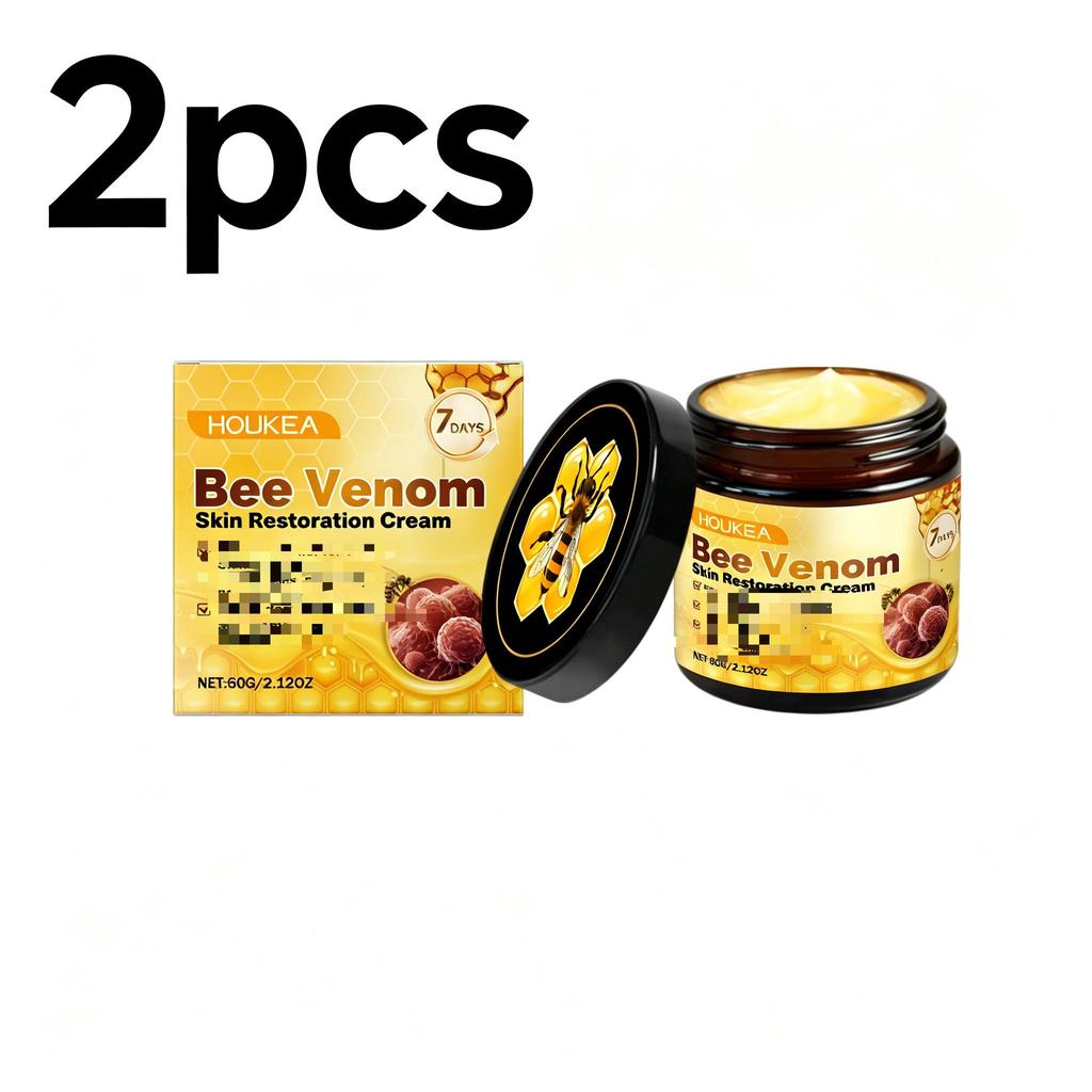 Bee Venom Skin Restoration Cream Skin Blemish Remover Reduce Redness Sensitive Skin Barrier Repair Skin Renewal Moisturizer 60g