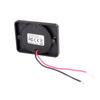 3.1A QC 3.0 Dual USB Autolader Stopcontact Adapter Oplaadpaneel Montage voor 12V 24V Motorfiets Auto Boot Bus RV ATV UTV Camper Caravans