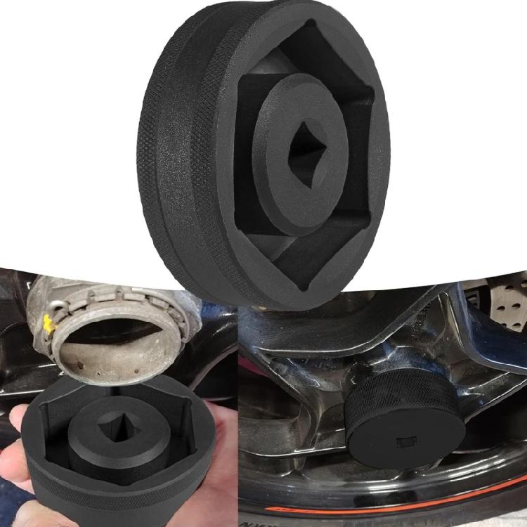 Universal 60mm Motorcycle Rear Wheel Axles Nut Socket Tool 0.5 Inch Drive For 2014 2022 Models