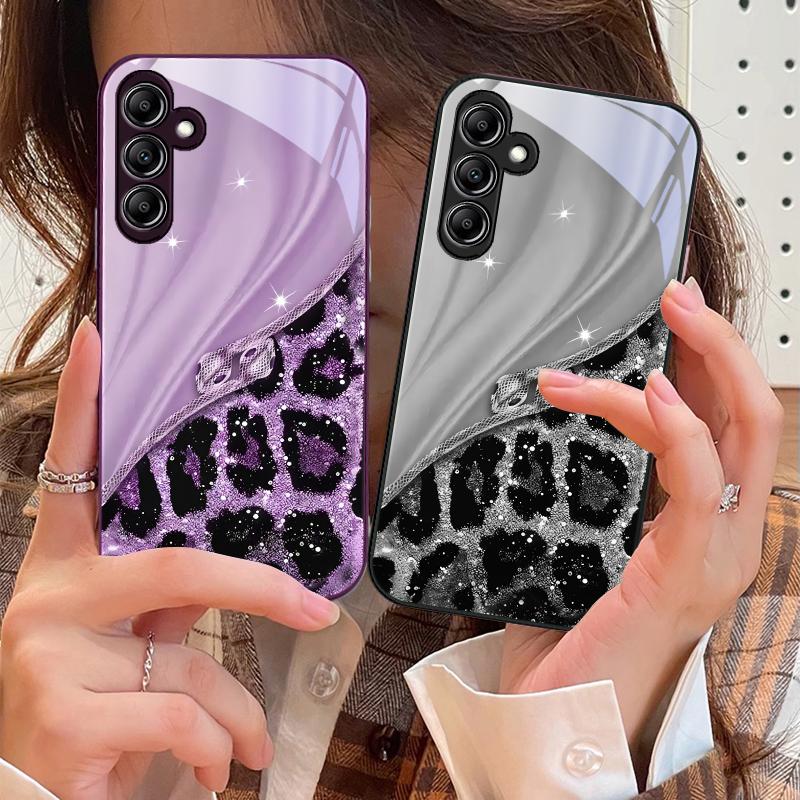 Colorful Patterns For Samsung Galaxy A14 4G 20 30 52 20S 21S 22 A32 33 34 42 50 51 53 54 70 71 72 73 5G Glass Phone Case