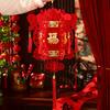 Year of The Horse Lantern Traditional Chinese New Year Decoration with Fabric Hanging Ornament for Door Festive Atmosphere 2026 Spring Festival Decor