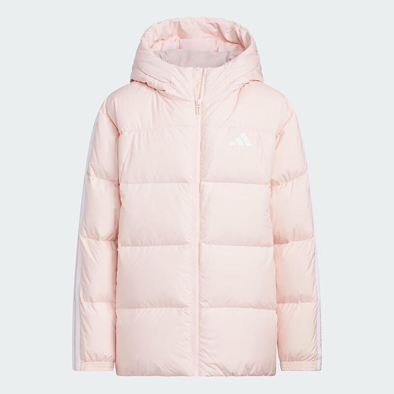 Adidas Girls' 25 Winter Three-Stripe Down Jacket