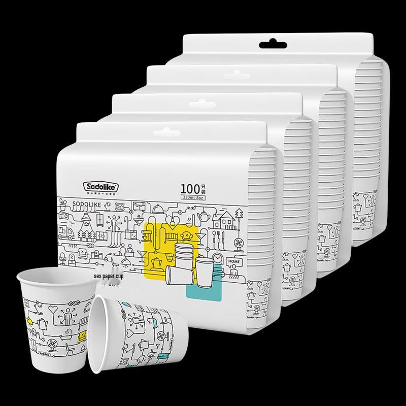Sodolike Thickened Disposable Paper Cups