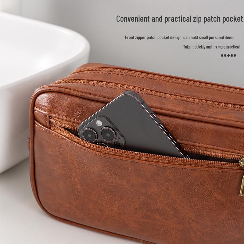 Men's High-Capacity Waterproof Toiletry Bag - Cross-Border Travel, Multifunctional & Durable