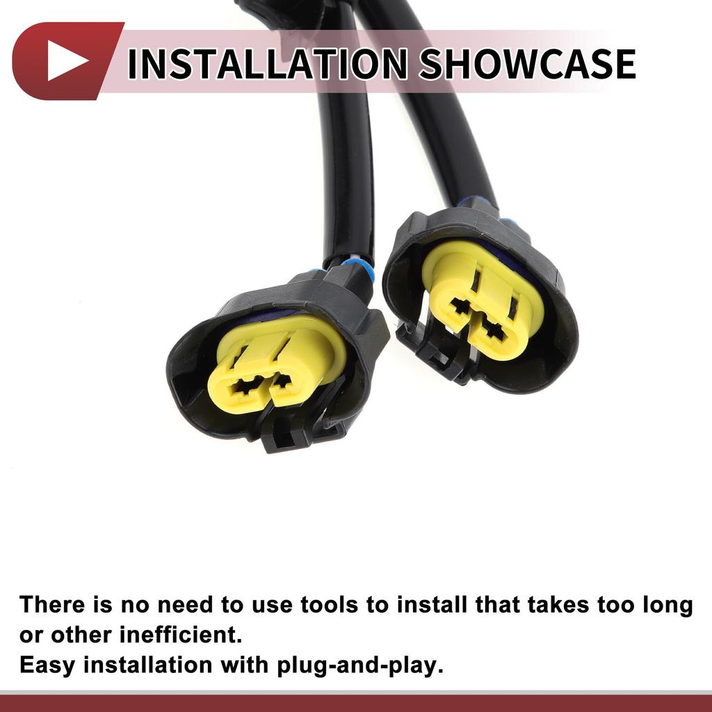 HEROFFIX Fog Light Harness for Nissan Maxima Right-Side (Part Number 240704RA0B) 2016-2019 6-Cylinder 3.5L