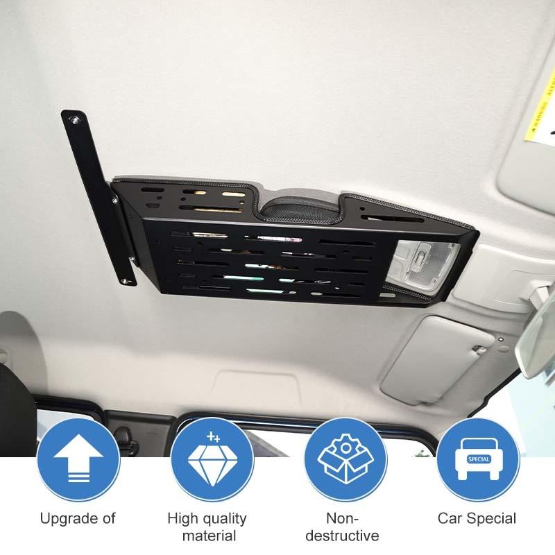 Top Roof Rack Luggage Storage Carrier Shelf For Suzuki Jimny 2019 Up 4-Door Version Interior Accessories ( Aluminium Alloy)