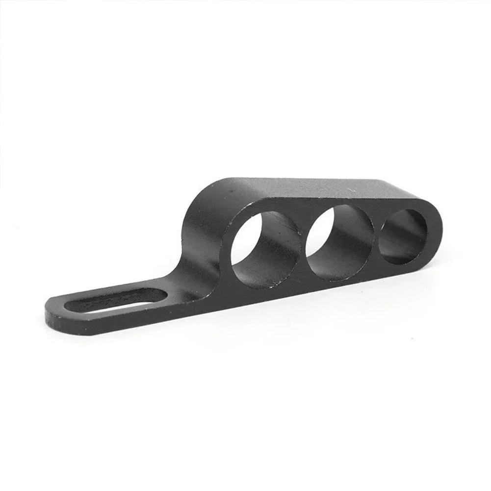 Motorcycle Oil Hose Brake Line Clip Brake Hose Clip Protector Clamp CNC Aluminum Alloy For Honda Yamaha Suzuki Universal чёрный