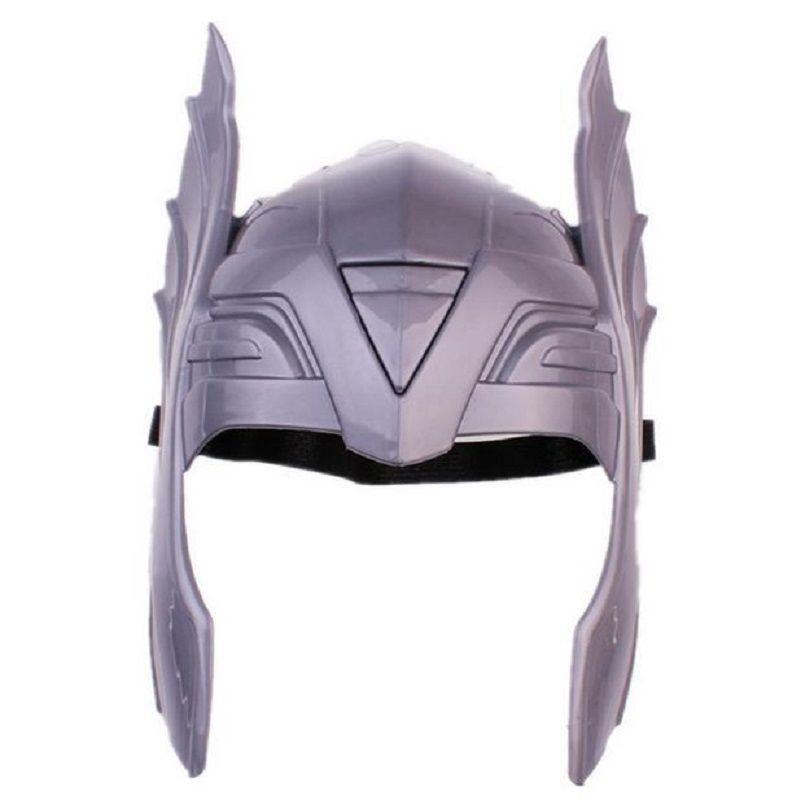 Plastic Thor Helmet Mask For Adult Unisex Halloween Masquerade Parties**