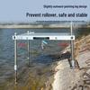 2025 Ultra-light Black Aluminum Fishing Stool: Folding, Portable, Multi-functional, Small & Wide with Lifting Feature