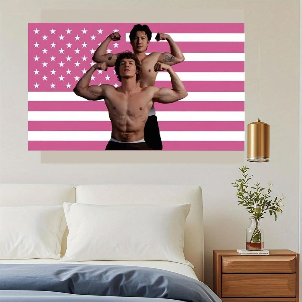 Tapestry Printed Vintage Heated Rivalry Game Day Sports Polyester Bedroom Dorm Wall Decor Classic Competition Banner Gift Idea