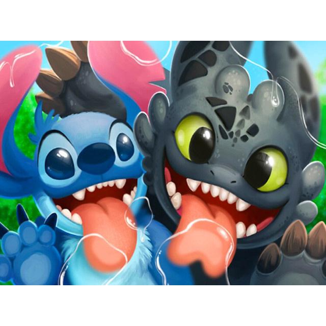 Cartoon 5D DIY Diamond Painting Stitch Frozen Diamond Embroidery Mosaic Pooh Bear Home Decor Children's Gift