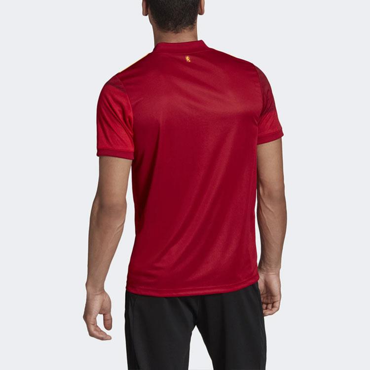 adidas 2020 Európsky pohár Španielsko Domáce Fanúšikovské vydanie Futbalové tričko Pánske Vrchné diely Červená FR8361