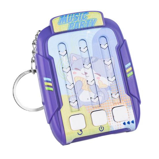 

Fast Push Rhythm Game Machine with Music Light Stress Relief Electric Handheld Musical Challenge Toy Kids Adults Interactive Beat фіолетовий