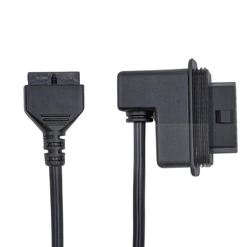 OBD24P Female To 16P Male Adapter Cable Link Wire For Automotive Diagnostic Tools With Stable Signal Transmission