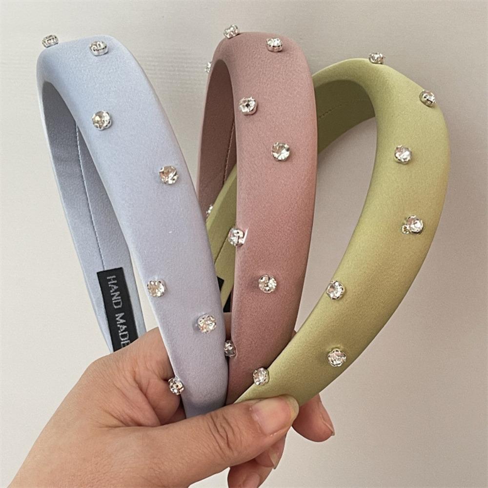 Water Diamond Wash Face Headband Sparkling Korean Hairband  Women Girl Hair Accessory