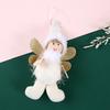Weihnachtsengel-Puppe, hübscher Plüschhut, wiederverwendbar, Weihnachtsengel-Ornament, Weihnachtsparty-Mädchen-Ornament, Anhänger, Weihnachtsengel-Puppe