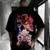 Oversized Streetwear One Piece Luffy Graphic Tshirt Men Women Short Sleeve Tee Top New Summer Casual Anime Print Y2k Clothes
